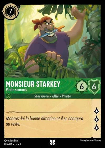 Carte Lorcana 088/204 Monsieur Starkey Foil | LorenZone