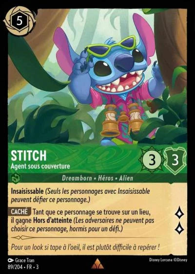 Carte Lorcana 089/204 Stitch Foil | LorenZone