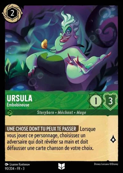 Carte Lorcana 090/204 Ursula Foil | LorenZone