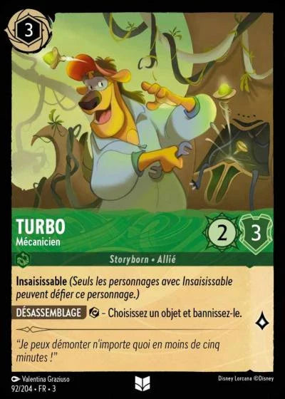 Carte Lorcana 092/204 Turbo Foil | LorenZone