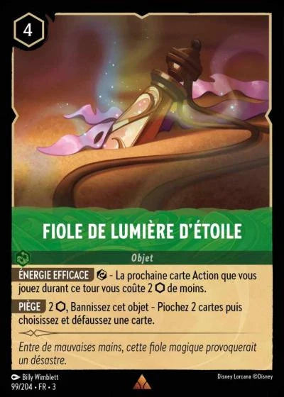 Carte Lorcana 099/204 Fiole de lumière d'étoile Foil | LorenZone