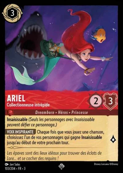 Carte Lorcana 103/204 Ariel Foil | LorenZone