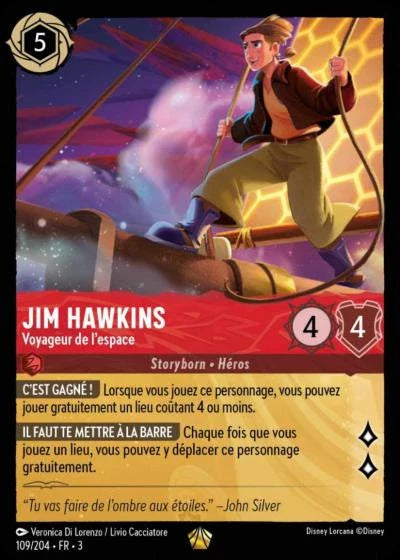 Carte Lorcana 109/204 Jim Hawkins Foil | LorenZone