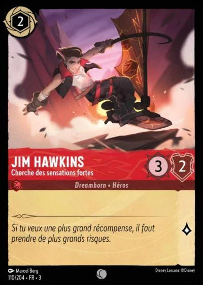 Carte Lorcana 110/204 Jim Hawkins Foil | LorenZone