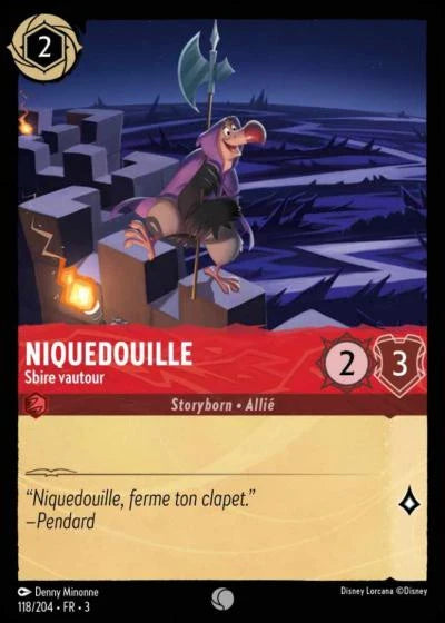 Carte Lorcana 118/204 Niquedouille Foil | LorenZone