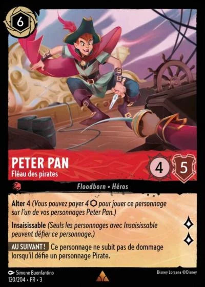 Carte Lorcana 120/204 Peter Pan Foil | LorenZone