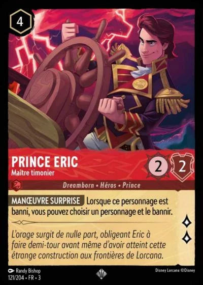 Carte Lorcana 121/204 Prince Eric Foil | LorenZone