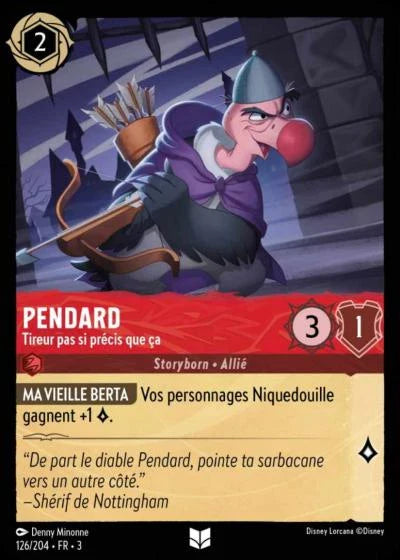 Carte Lorcana 126/204 Pendard Foil | LorenZone