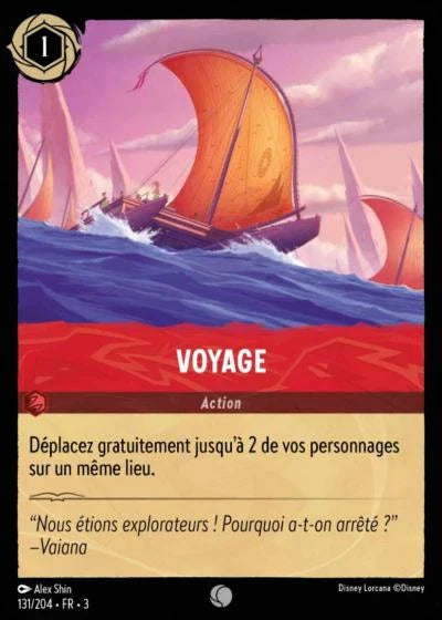 Carte Lorcana 131/204 Voyage Foil | LorenZone
