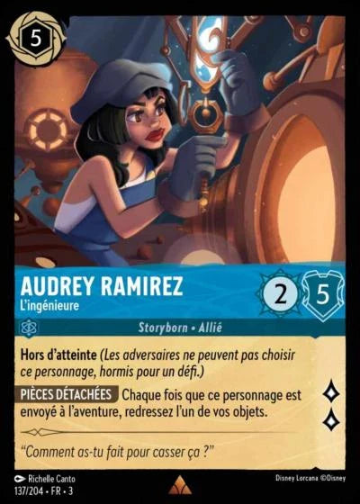 Carte Lorcana 137/204 Audrey Ramirez Foil | LorenZone