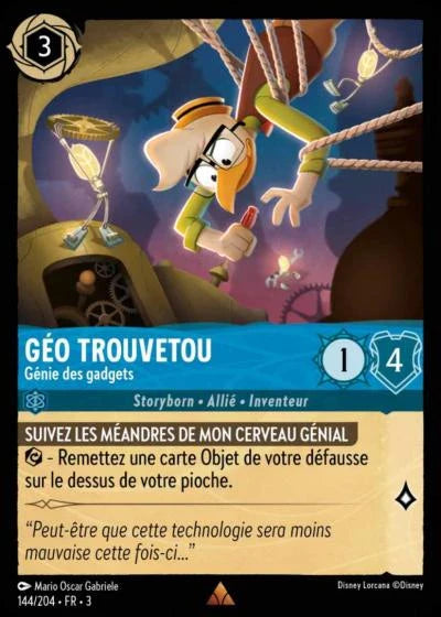 Carte Lorcana 144/204 Géo Trouvetou Foil | LorenZone