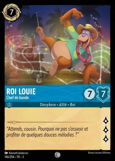Carte Lorcana 146/204 Roi Louie Foil | LorenZone