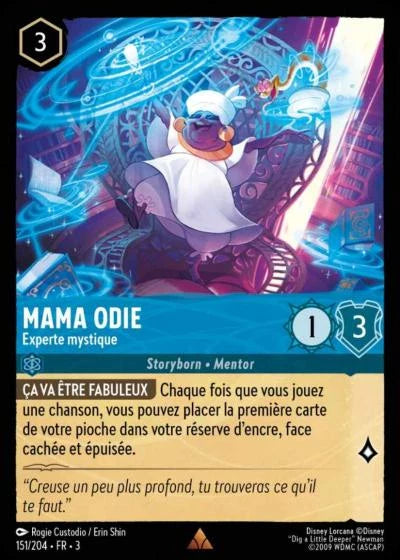 Carte Lorcana 151/204 Mama Odie Foil | LorenZone