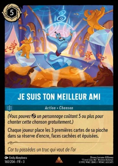 Carte Lorcana 160/204 Je suis ton meilleur ami Foil | LorenZone