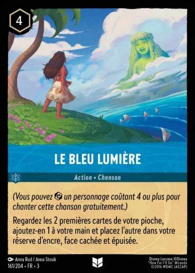 Carte Lorcana 161/204 Le bleu lumière Foil | LorenZone