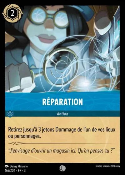 Carte Lorcana 162/204 Réparation Foil | LorenZone