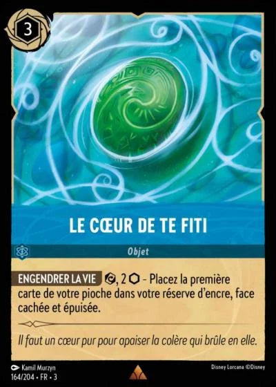 Carte Lorcana 164/204 Le cœur de Te Fiti Foil | LorenZone