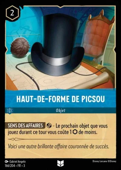 Carte Lorcana 166/204 Haut-de-forme de Picsou Foil | LorenZone