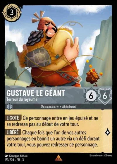 Carte Lorcana 173/204 Gustave le Géant Foil | LorenZone