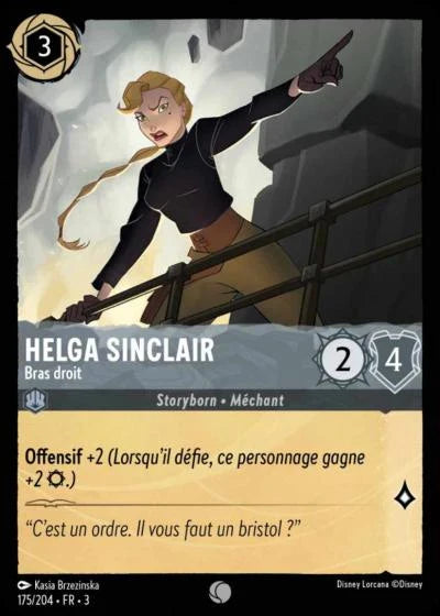 Carte Lorcana 175/204 Helga Sinclair Foil | LorenZone