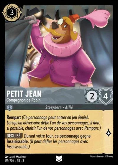 Carte Lorcana 179/204 Petit Jean Foil | LorenZone