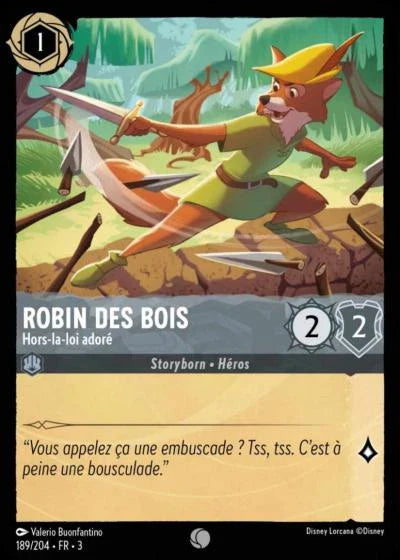 Carte Lorcana 189/204 Robin des Bois Foil | LorenZone