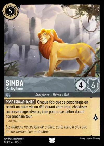 Carte Lorcana 193/204 Simba Foil | LorenZone