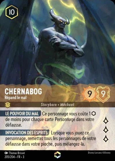 Carte Lorcana 205/204 Chernabog Enchantée | LorenZone