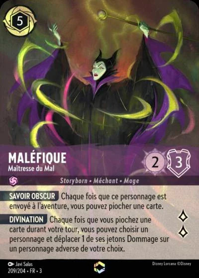 Carte Lorcana 209/204 Maléfique Enchantée | LorenZone