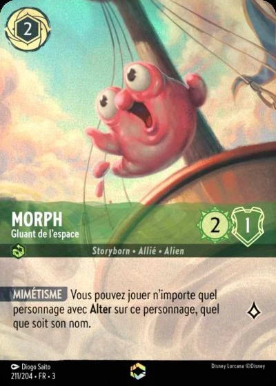 Carte Lorcana 211/204 Morph Enchantée | LorenZone