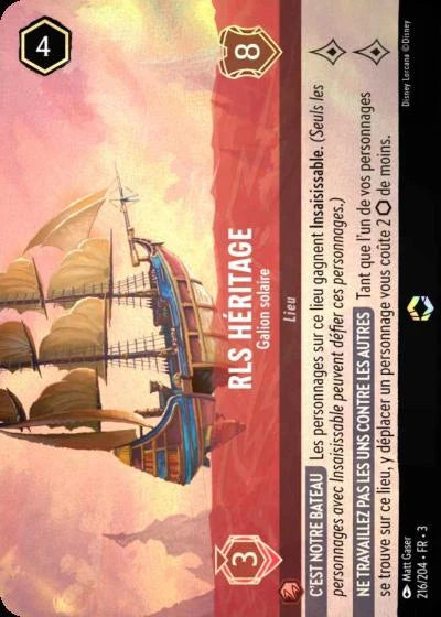 Carte Lorcana 216/204 RLS Héritage Enchantée | LorenZone