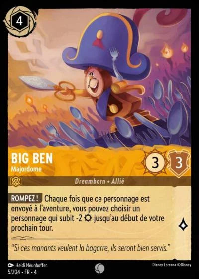 Carte Lorcana 005/204 Big Ben Foil | LorenZone