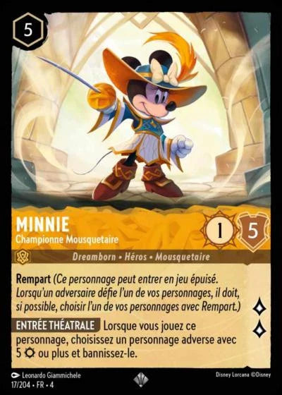 Carte Lorcana 017/204 Minnie Foil | LorenZone
