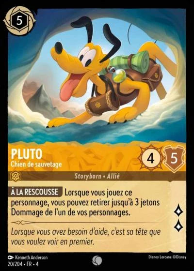 Carte Lorcana 020/204 Pluto Foil | LorenZone
