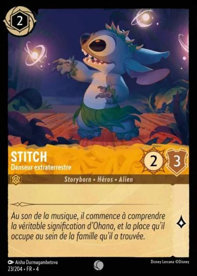 Carte Lorcana 023/204 Stitch Foil | LorenZone