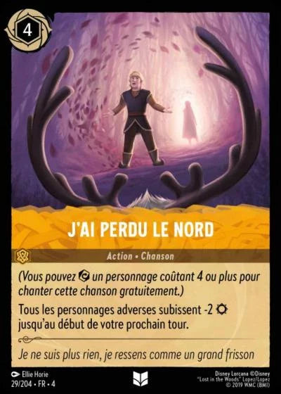 Carte Lorcana 029/204 J'ai perdu le Nord Foil | LorenZone