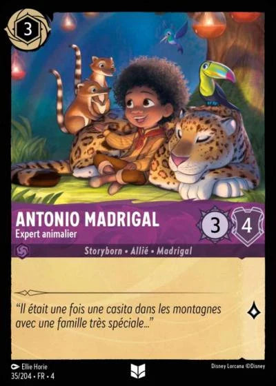 Carte Lorcana 035/204 Antonio Madrigal Foil | LorenZone
