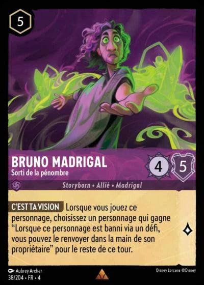 Carte Lorcana 038/204 Bruno Madrigal Foil | LorenZone
