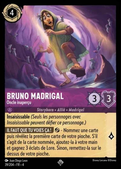 Carte Lorcana 039/204 Bruno Madrigal Foil | LorenZone