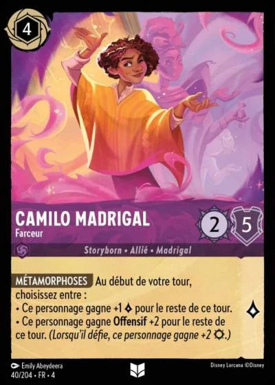 Carte Lorcana 040/204 Camilo Madrigal Foil | LorenZone