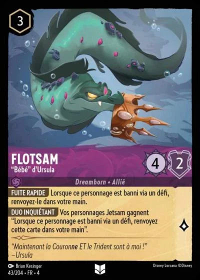 Carte Lorcana 043/204 Flotsam Foil | LorenZone