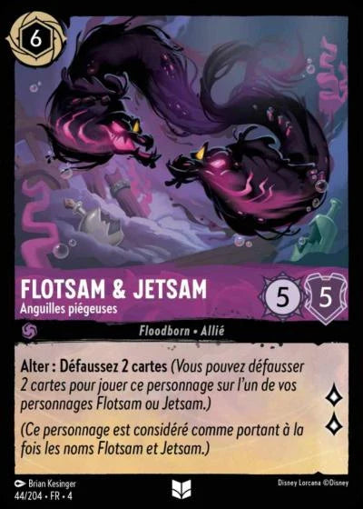 Carte Lorcana 044/204 Flotsam & Jetsam Foil | LorenZone