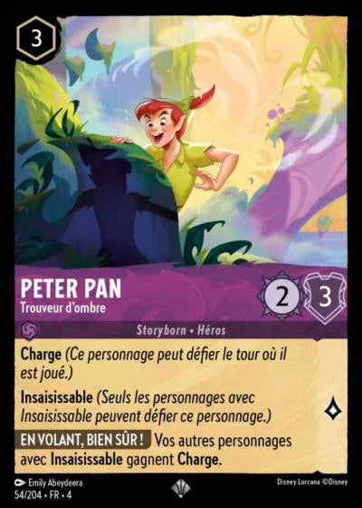 Carte Lorcana 054/204 Peter Pan Foil | LorenZone