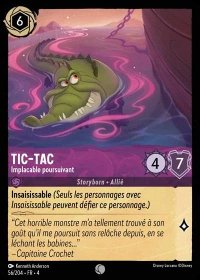 Carte Lorcana 056/204 Tic-Tac Foil | LorenZone