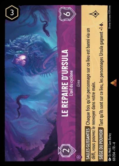 Carte Lorcana 068/204 Le Repaire d'Ursula Foil | LorenZone