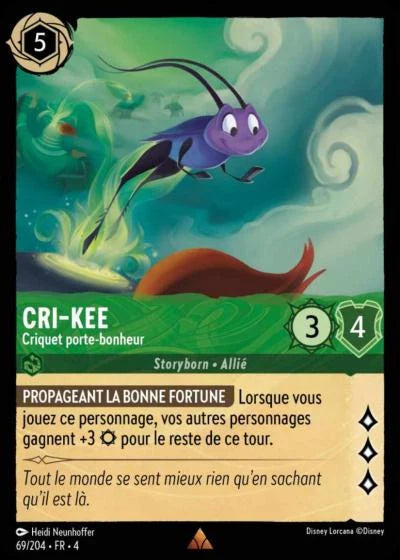 Carte Lorcana 069/204 Cri-Kee Foil | LorenZone