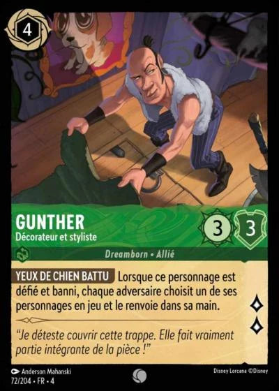 Carte Lorcana 072/204 Gunther Foil | LorenZone