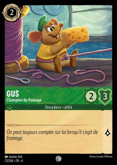 Carte Lorcana 073/204 Gus Foil | LorenZone