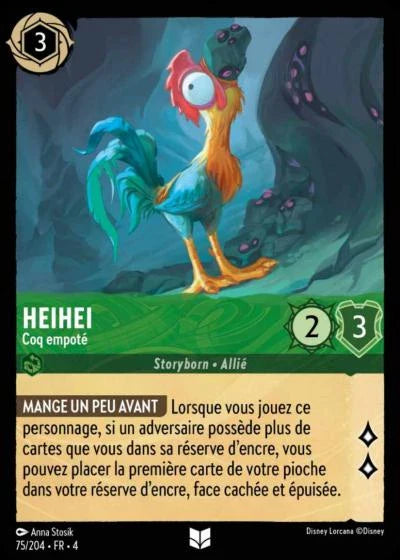 Carte Lorcana 075/204 Heihei Foil | LorenZone