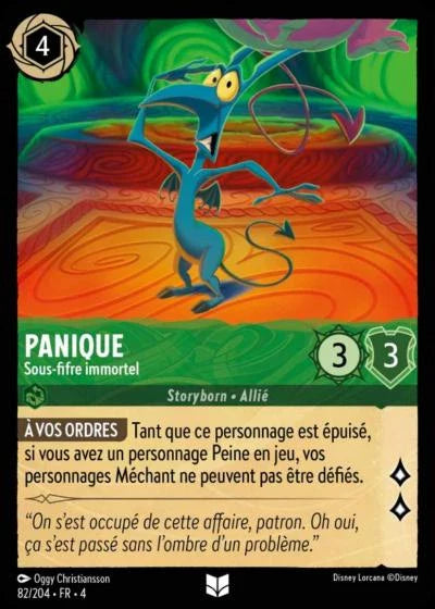 Carte Lorcana 082/204 Panique Foil | LorenZone